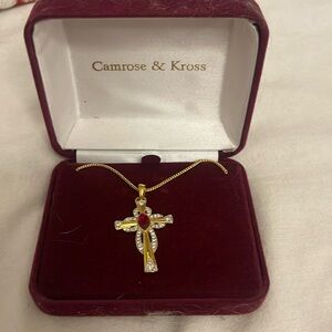Camrose & Kross Jacqueline Kennedy Cross Necklace